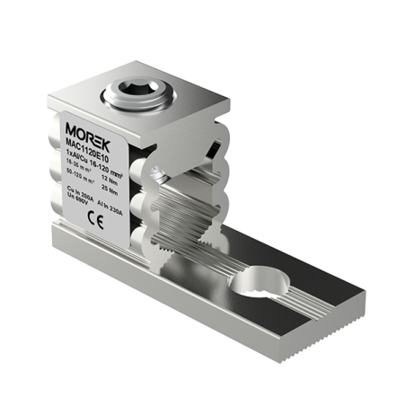 OT120 1xAl/Cu 16-120 mm² Zacisk aparatowy MAC1120E10