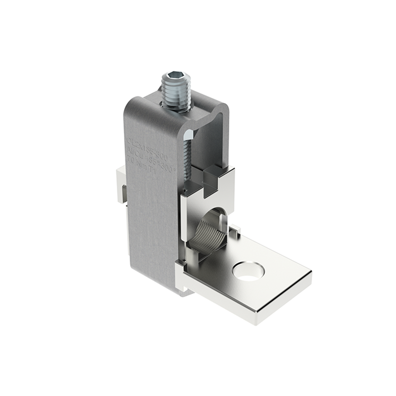 OL300-2 Al/Cu 2x185-300mm² Zacisk aparatowy o podwyższonej wytrzymałości MAJ2300E10 OL300-2 Al/Cu 2x185-300mm² Zacisk aparatowy o podwyższonej wytrzymałości MAJ2300E10