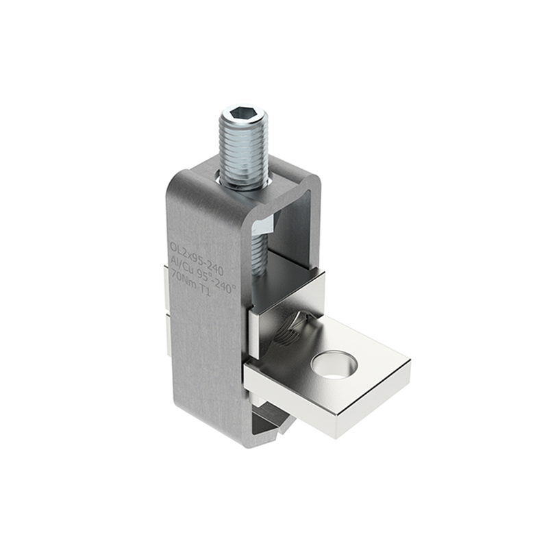 OL240-2 Al/Cu 2x95-240mm² Zacisk aparatowy o podwyższonej wytrzymałości MAJ2240E10 OL240-2 Al/Cu 2x95-240mm² Zacisk aparatowy o podwyższonej wytrzymałości MAJ2240E10