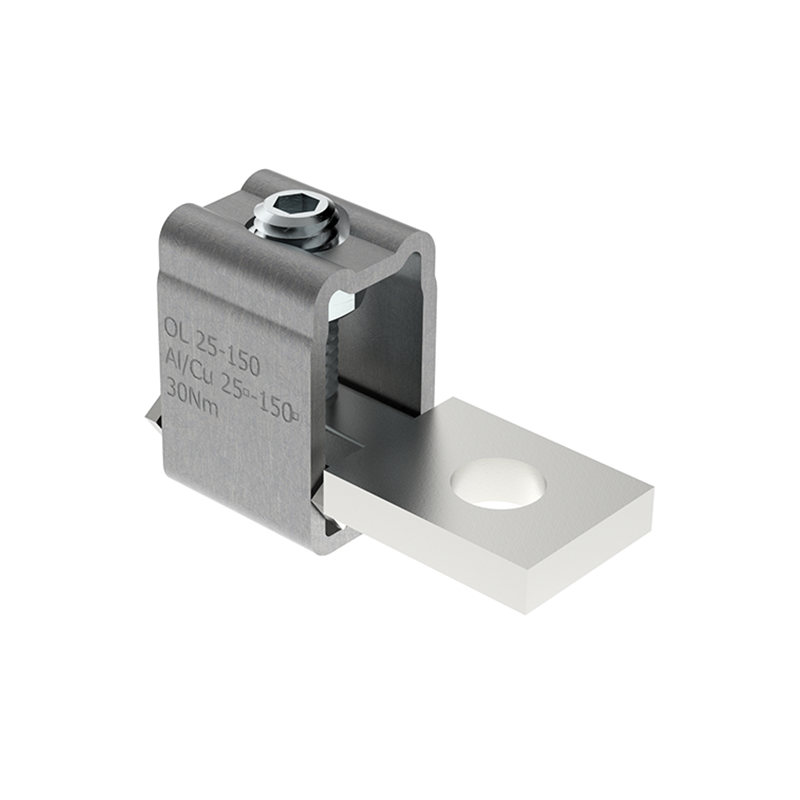 OL150 Al/Cu 1x25-150mm² Zacisk aparatowy o podwyższonej wytrzymałości MAJ1150E10 OL150 Al/Cu 1x25-150mm² Zacisk aparatowy o podwyższonej wytrzymałości MAJ1150E10