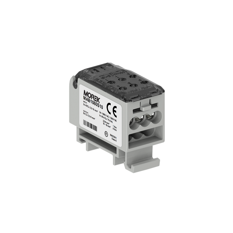 OJL80A blok rozdzielczy we: 2xAl/Cu 2.5x16mm² wy: 6xCu 2.5x6mm², kolor szary MAB1080S10 OJL80A blok rozdzielczy we: 2xAl/Cu 2.5x16mm² wy: 6xCu 2.5x6mm², kolor szary MAB1080S10