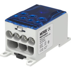 OJL400AF niebieski in 10x(1x25) out 4x35/3X50mm² Blok dystrybucyjny MAB1403B10