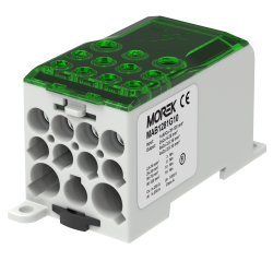 OJL280A zielony in 1xAl/Cu120 out 2x35/5x16/ 4x10mm² Blok dystrybucyjny MAB1281G10