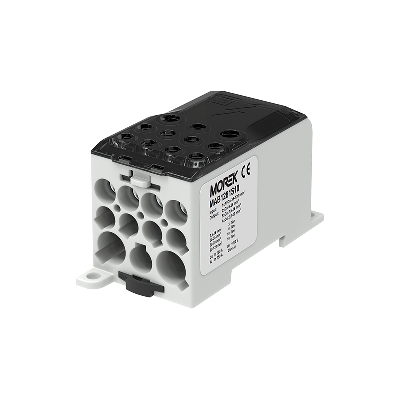 OJL280A we: 1xAl/Cu120 wy: 2x35/5x16/ 4x10mm² Blok dystrybucyjny MAB1281S10 OJL280A we: 1xAl/Cu120 wy: 2x35/5x16/ 4x10mm² Blok dystrybucyjny MAB1281S10