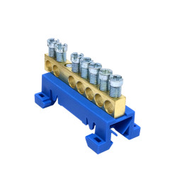 N7 blue color 7x16mm² Neutral terminal strip MAD0007N15 N7 blue color 7x16mm² Neutral terminal strip MAD0007N15