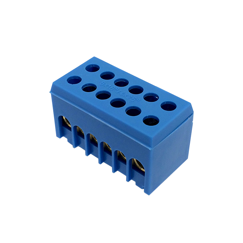 N6H-2 niebieski 2P 2x25 & 4x16mm² Listwa zaciskowa neutralna IP20 MAD2006N15 N6H-2 niebieski 2P 2x25 & 4x16mm² Listwa zaciskowa neutralna IP20 MAD2006N15