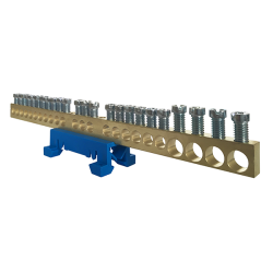 N24 kolor niebieski 24x16mm² Listwa zaciskowa neutralna MAD0024N15