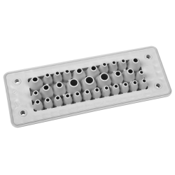 MH24 F31-1 IP66 RAL7035 grey multi-hole bushing UL94 V-0 MBA8N31X24