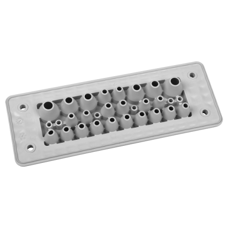 MH24 F30-3 IP66 RAL9005 czarny przepust wielootworowy UL94 V-0 MBA8N32B24