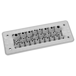 MH24 F30-3 IP66 RAL7035 grey multi-hole bushing UL94 V-0 MBA8N32X24