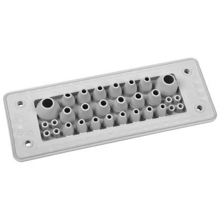 MH24 F30-2 IP66 RAL9005 czarny przepust wielootworowy UL94 V-0 MBA8N30B24