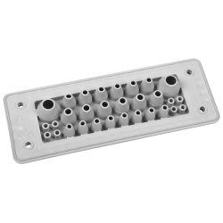 MH24 F30-2 IP66 RAL7035 grey multi-hole bushing UL94 V-0 MBA8N30X24