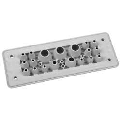 MH24 F23-1 IP66 RAL9005 black multi-hole bushing UL94 V-0 MBA8N23B24