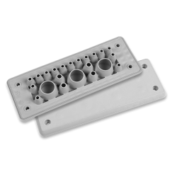 MH24 F22-1 IP66 RAL 9005 czarny przepust wielootworowy UL94 V-0 MBA8N22B24