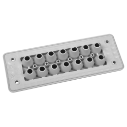 MH24 F20-1 IP66 RAL9005 czarny przepust wielootworowy UL94 V-0 MBA8N20B24