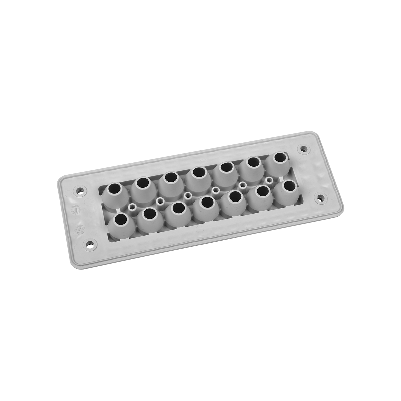 MH24 F20-1 IP66 RAL7035 grey multi-hole bushing UL94 V-0 MBA8N20X24 MH24 F20-1 IP66 RAL7035 grey multi-hole bushing UL94 V-0 MBA8N20X24