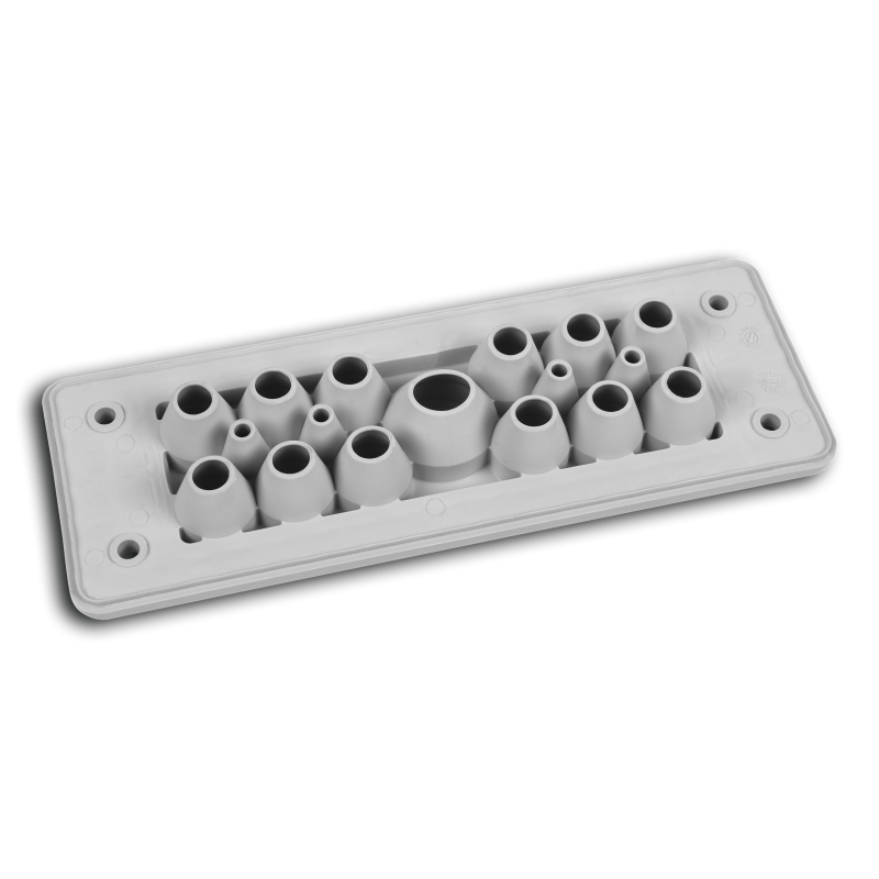 MH24 F17-3 IP66 RAL 9005 czarny przepust wielootworowy UL94 V-0 MBA8N17B10 MH24 F17-3 IP66 RAL 9005 czarny przepust wielootworowy UL94 V-0 MBA8N17B10