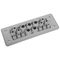 MH24 F17-2 IP66 RAL 9005 czarny przepust wielootworowy UL94 V-0 MBA8N17B24