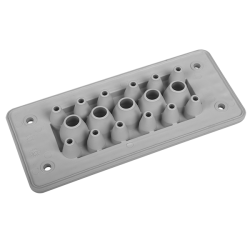 MH16 F17-1 IP66 RAL 7035 szary przepust wielootworowy UL94 V-0 MBA8N17X16