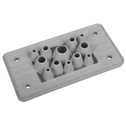 MH10 F12-1 IP66 RAL 9005 czarny przepust wielootworowy UL94 V-0 MBA8N12B10