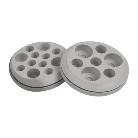MGD12 IP54 RAL 7035 grey colour M ∅50mm Single rubber bushing MBB0712L11