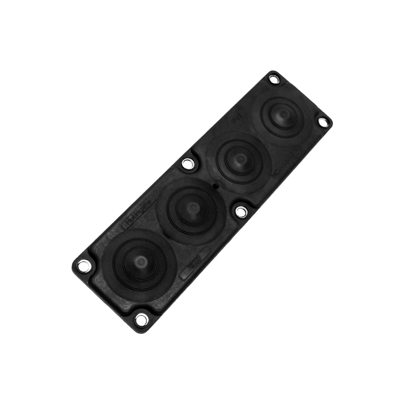MC4 IP65 RAL 9005 kolor Czarny, Przepust wielootworowy, wersja UL94 V-0 MBA1F04B11 MC4 IP65 RAL 9005 kolor Czarny, Przepust wielootworowy, wersja UL94 V-0 MBA1F04B11