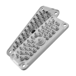 MC35/37 IP67 RAL 9005 kolor czarny, Przepust wielootworowy, wersja UL94 V-0 MBA1N37B11