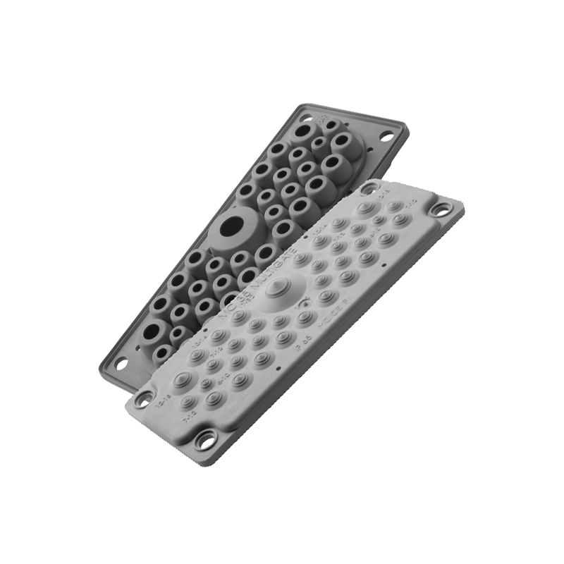 MC35 IP65 RAL7035 grey colour, Multi-hole bushing (with complete set of pins) MBA1F35L11 MC35 IP65 RAL7035 grey colour, Multi-hole bushing (with complete set of pins) MBA1F35L11