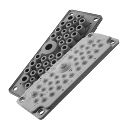 MC35 IP65 RAL 9005 kolor czarny, Przepust wielootworowy, wersja UL94 V-0 MBA1N35B11