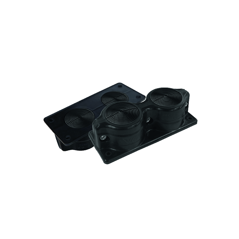 MC2 IP55 RAL 9005 black, Split multi-hole bushing, UL94 V-0 version MBA4N28B11 MC2 IP55 RAL 9005 black, Split multi-hole bushing, UL94 V-0 version MBA4N28B11