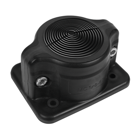 MC1 IP55 RAL 9005 kolor czarny, Przepust wielootworowy dzielony MBA4N18B11