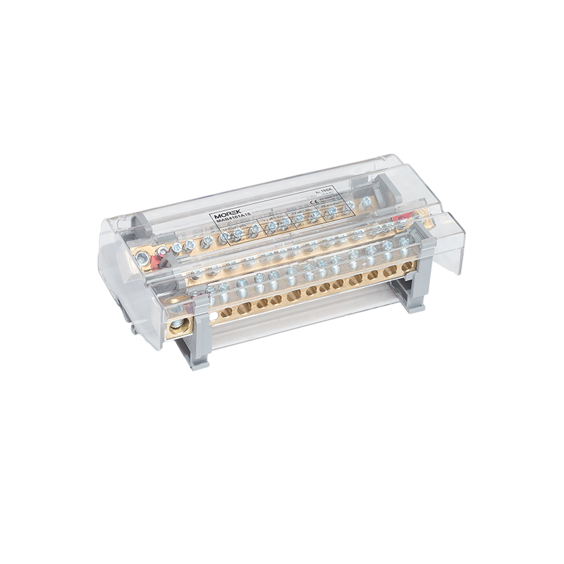 MAB160A-14 4P 1x50 + 4x35 + 9x16mm² Blok dystrybucyjno-rozdzielczy MAB4161A18 MAB160A-14 4P 1x50 + 4x35 + 9x16mm² Blok dystrybucyjno-rozdzielczy MAB4161A18