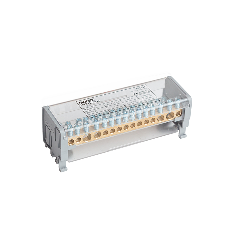 MAB125A-15 2P 2x35 + 2x25 + 11x6mm² Blok dystrybucyjno-rozdzielczy MAB2126A18 MAB125A-15 2P 2x35 + 2x25 + 11x6mm² Blok dystrybucyjno-rozdzielczy MAB2126A18