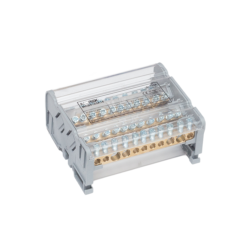 MAB125A-11 4P 2x35 + 2x25 + 7x6mm² Distribution and distribution block MAB4125A18 MAB125A-11 4P 2x35 + 2x25 + 7x6mm² Distribution and distribution block MAB4125A18