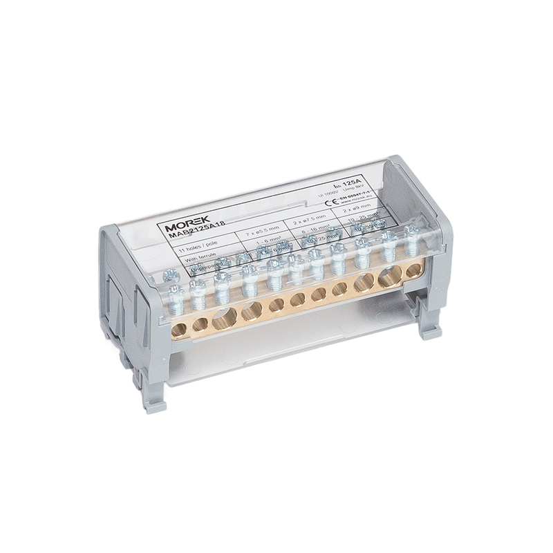MAB125A-11 2P 2x35 + 2x25 + 7x6mm² Distribution and distribution block MAB2125A18 MAB125A-11 2P 2x35 + 2x25 + 7x6mm² Distribution and distribution block MAB2125A18