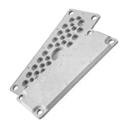 LMC35 IP44 RAL 7035 grey, Multi-hole bushing (with complete set of pins) MBA3F35L11