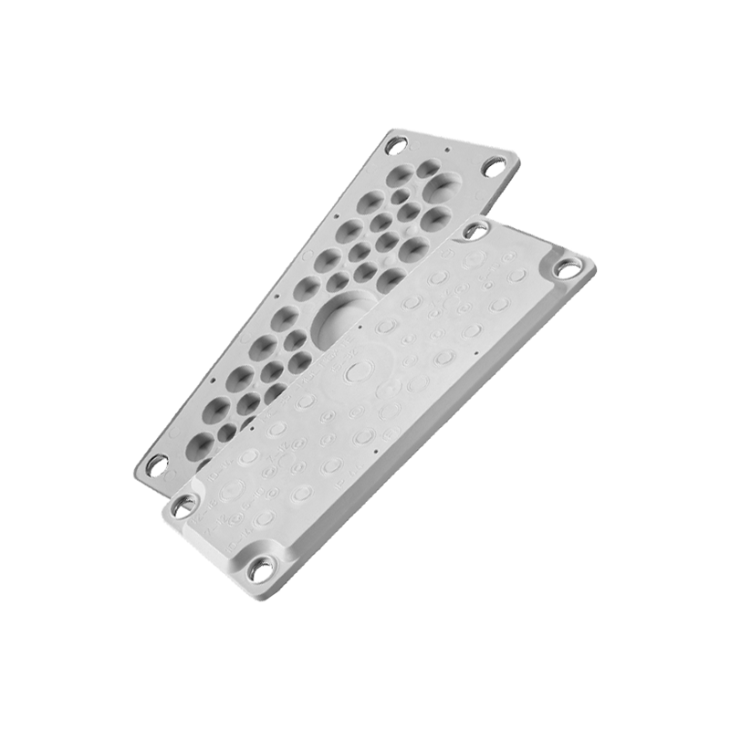 LMC35 IP44 RAL 7035 grey, Multi-hole bushing (with complete set of pins) MBA3F35L11 LMC35 IP44 RAL 7035 grey, Multi-hole bushing (with complete set of pins) MBA3F35L11