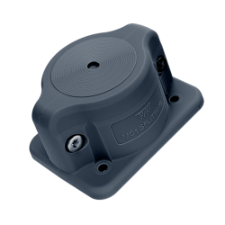 MC 1x10-65 IP66 RAL 9005 black Splitting cable entry plate MBA1N10A11