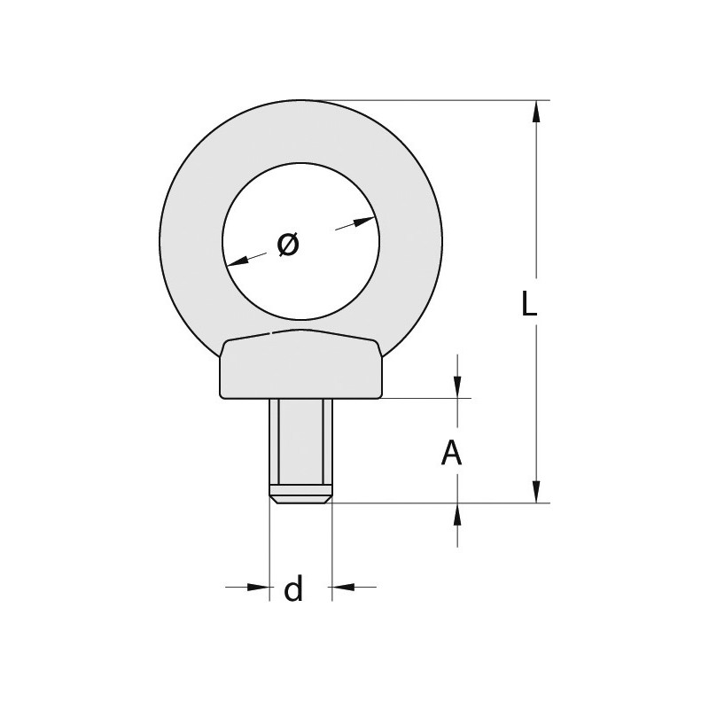 GLF812 Lifting Eye Bolt GLF812 Lifting Eye Bolt