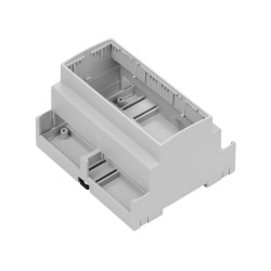 Obudowa modułowa ZD1006 na szynę DIN, ABS V0, jasnoszara