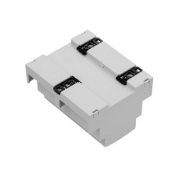 Obudowa modułowa ZD1006 na szynę DIN, ABS V0, jasnoszara