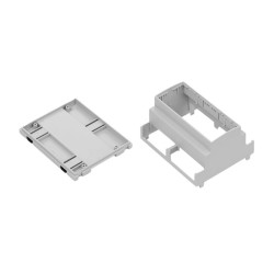 Obudowa modułowa ZD1006 na szynę DIN, ABS V0, jasnoszara