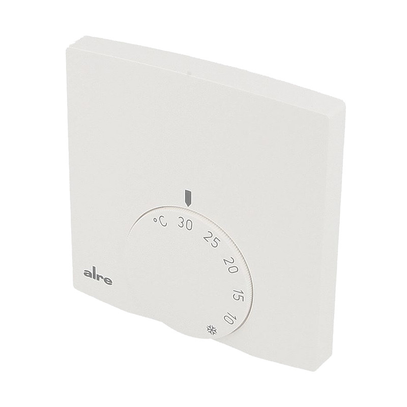 Bimmetall Thermostat Montado en la pared Súper plano modelo Berlin 1000 RTBSB