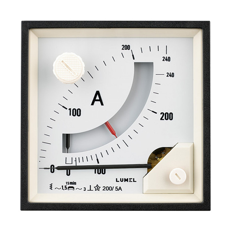 Bimetalic and combined ammeters with Imax indicator