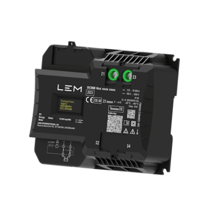 DCBM 100 - COMPTEUR D'ÉNERGIE COURANT CONTINU POUR BORNES DE RECHARGE DE VÉHICULES ÉLECTRIQUES
