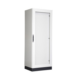Monoblock wardrobe with double transparent doors AFV12C4