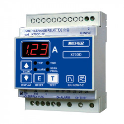 Earth leakage relays with Led display X70DD 70x90