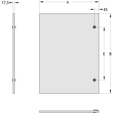 Standard single door STC8050