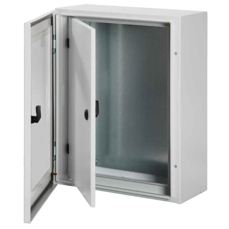 Wall-mounted cabinet with transparent door and internal door STV604025 Wall-mounted cabinet with transparent door and internal door STV604025