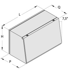 Górny element do konsol modułowych LCA145